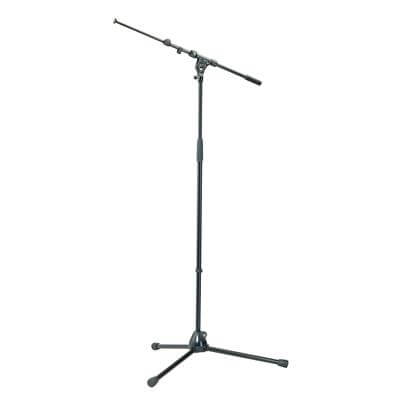 K&M 21090-500-55, Pedestal para micrófono con boom y base Euro-Style